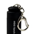 thumbnail image 2 of segolike Small LED Light USB Rechargeable Flashlight Lamp Keychain Pocket Black, 2 of 7