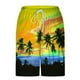 thumbnail image 3 of Pantalones Cortos para Hombre Cintura Elástica con Bolsillos, Forro de Impresión de Moda Casual para la Playa, Al Aire Libre Y el Uso Diario, 3 of 6