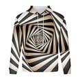 thumbnail image 3 of Honeeladyy Men's Hooded Sweater Non Positioning Dizziness Print Pullover Casual Long Sleeved Top, 3 of 4