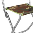 thumbnail image 3 of Advancent 1111Fourone-taburete de pesca con respaldo de camuflaje, silla plegable portátil, asientos para Picnic y acampada al aire libre Pescar, 3 of 6