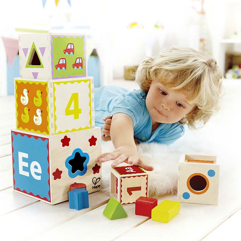hape stacking blocks