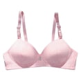 thumbnail image 2 of LOVZFMLL Soutiens-Gorge pour Femmes Lingerie Étudiante Fille Rassemblée Mince Sans Armature Soutien-Gorge Fille Rose P, 2 of 8