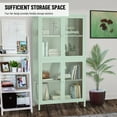 thumbnail image 6 of Faitaliicy Display Cabinet with Glass Doors, 4-Tier Storage Shelves,  Case Display Cabinet for Collectibles, Display Case Cabinet  (31.5”W x 12.6”D x 59”H), 6 of 9