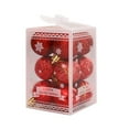 thumbnail image 4 of Wweixi 12 Pcs Boules Pailletées pour Décoration Intérieure Large Application et Facile à Ornements Rouge 5Set, 4 of 6