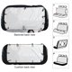 thumbnail image 3 of el aficionado-theme Car Rear Seat Covers Back Elastic Flexible Car Seat Covers Decorative Fits Most Cars 120x59x76cm, 3 of 6