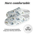 thumbnail image 6 of Lsque Cute Shark Pattern Womens Comfort Cotton on Scuff With Memory Foam and Anti-skid Sole Slipper-46/47, 6 of 7