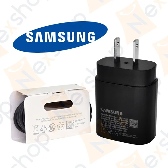Galaxy S25 S24 S23 25W Super Fast Power Adapter & USB-C Cable25W TA W/ CABLE (2 yea warranty)