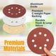 thumbnail image 5 of Discos de lijado POWERTEC, grano 320, 6 pulgadas, paquete de 50 unidades, 5 of 6