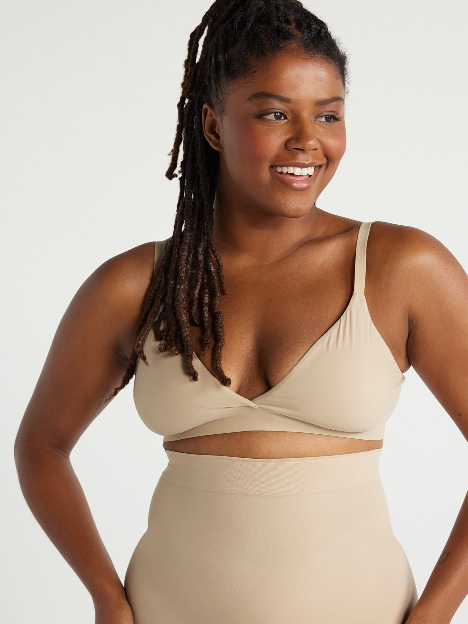 Joyspun Women's Shapewear Seamless Sculpting High Waisted Brief, Sizes S to XXXL