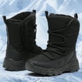 thumbnail image 6 of Blikcon Boys Snow Boots Water-Resistant Slip Resistant Warm Winter Shoes (Little Kid/Big Kid), 6 of 7