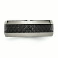 thumbnail image 4 of Titanium Polished w/Black Carbon Fiber Inlay 8mm Band, 4 of 9