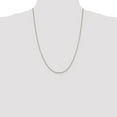 thumbnail image 5 of White Sterling Silver necklace Box chain 24 in 1.4 mm, 5 of 5