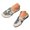 Blue, variant on Womens Ethnic Woven Mules Slip on Backless Flat Shoes Comfortable Casual Walking Sandals