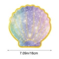 thumbnail image 3 of YiJuHui 20pcs Seashell Party Plates Premium Disposable Dinnerware for Birthday Beach Themed Events 7in, 3 of 6