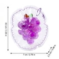 thumbnail image 2 of Grape Squeeze Toys Stress Relief Fruit Fidget Toy, Slow Rebound Sensory Stress Balls for Office Desk and Portable Relaxation Use, 2 of 8