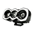 thumbnail image 2 of Waterproof 20W LED Motorcycle Headlight Auxiliary Light RGB Yellow White Multi Color Lighting Aviation Aluminum Waterproof Off Road Scooter E Bike Modification High Brightness Auxiliary Lamp, 2 of 5