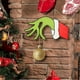 thumbnail image 4 of Decoración navideña puerta de madera adorno colgante Navidad ladrón mano decoraciones de pared para el hogar rojo, green2pcs JAMW Sencillez, 4 of 5