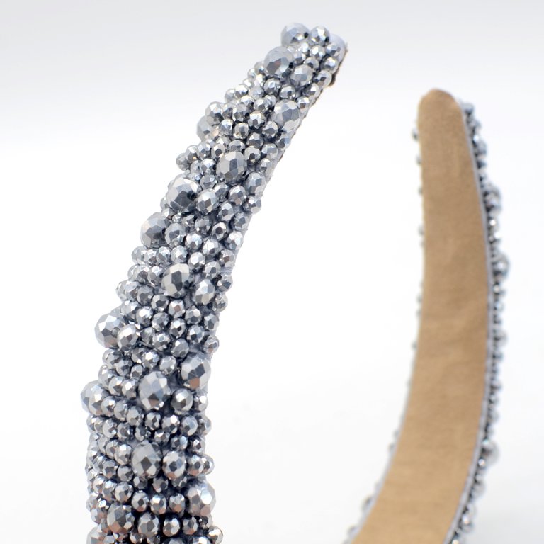 Thick rhinestone jewel headband. New Amazon.com : Mxxipp 2Pcs Rhinestone Headbands Crystal  main image 4