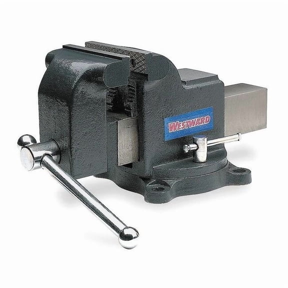 Westward 4" Heavy Duty Combination Vise with Swivel Base 4YR98