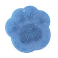 thumbnail image 4 of Depurador de pies de ducha, lavado de pies de silicona, limpia la herramienta de baño de limpieza corporal más grande, cepillo de pies de ducha, para Azul Salvador Lavado de pies de silicona, 4 of 10