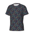 thumbnail image 5 of Qekee Shells and Seaweed Classic Fit T-Shirt Men's Shirt Men's Tight Short Sleeves for Exercise, Running, Mountaineering - Shells and Seaweed, 5 of 9
