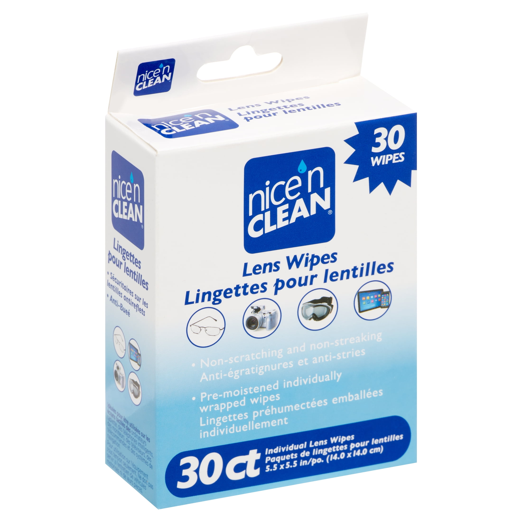 Mack's Lens Wipes Cleaning Towelettes - 30 ea
