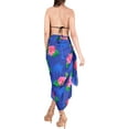 thumbnail image 4 of HAPPY BAY Women's Cover-up Beach Cover up Swimwear Wraps Vacation Swimsuit Long Coverups Beachwear Bikinis Pareos Summer Sarong One Size Han, Hibiscus, 4 of 5