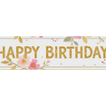 thumbnail image 4 of Floral Butterfly Themed Happy Birthday Banner Background Party Decoration Backdrop Photography Props for Birthday Party Celebrations Family Gatherings Photo Shoots and Home Decorations, 4 of 8