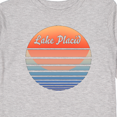 thumbnail image 4 of Inktastic Lake Placid Retro Sunset Boys or Girls Long Sleeve Toddler T-Shirt, 4 of 5