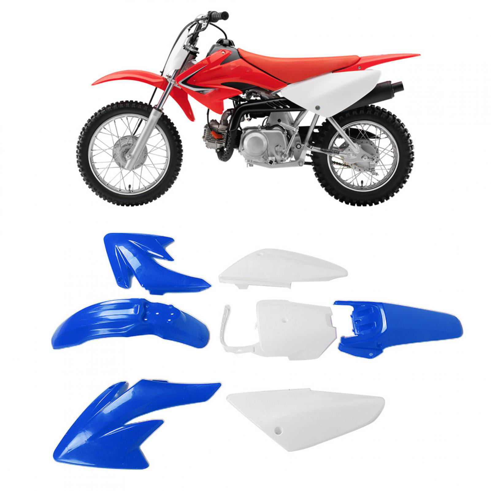 Replacement Blue Plastic Fairings Fender Kit for Dirtbikes Compatible with Honda CRF70 CRF70F CRF 70 