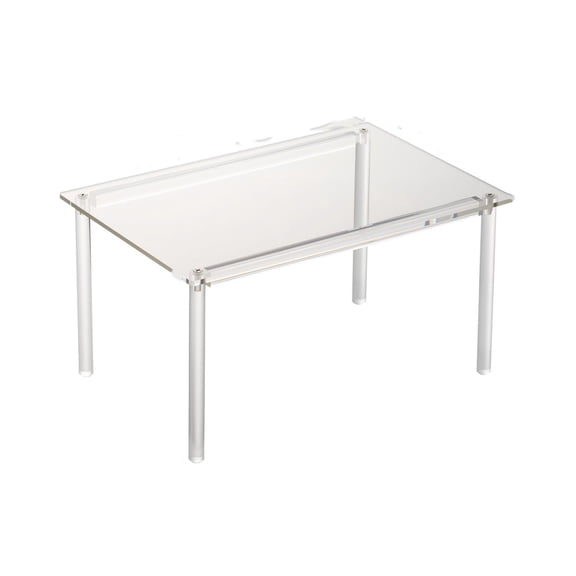 Clear Acrylic Cabinet Organizer, Shelf Organizer for Kitchen Pantry Storage and Display, Desk Shelves for Spice Organization, Clear Storage Shelf for Makeup Bathroom and Room Decor