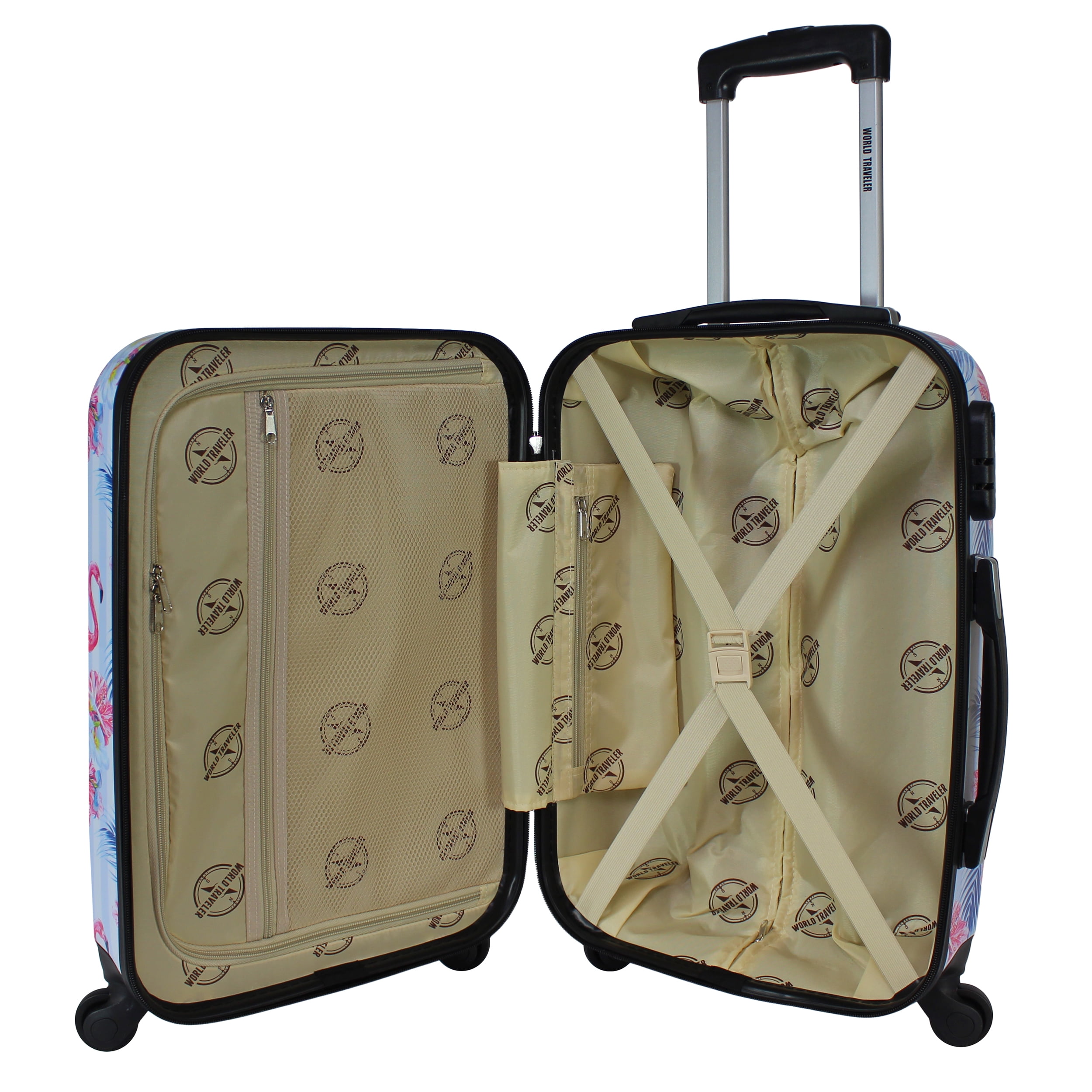 flamingo hardside luggage