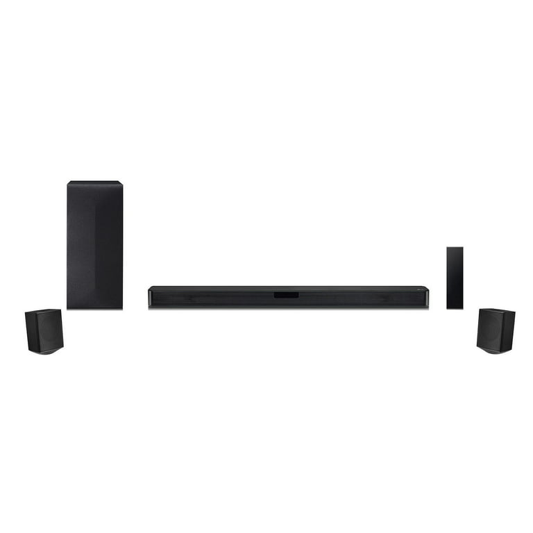 skære computer blive irriteret LG SNC4R 4.1 Channel Soundbar with Surround Sound Speakers, Black -  Walmart.com