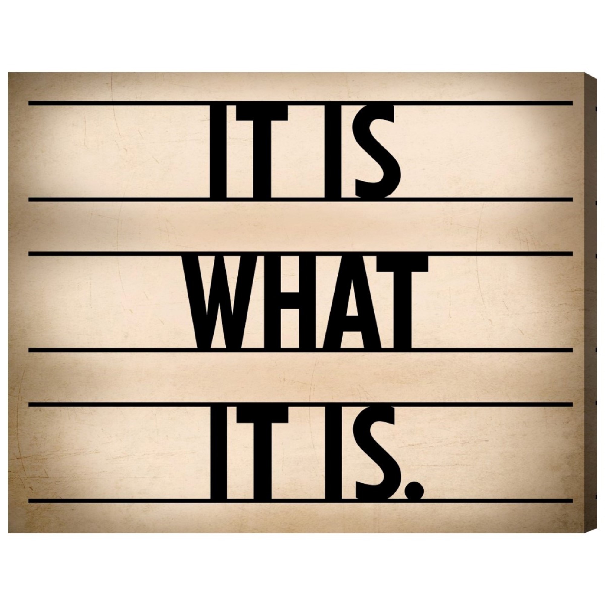 Runway Avenue Typography and Quotes Wall Art Canvas Prints 'Words Of