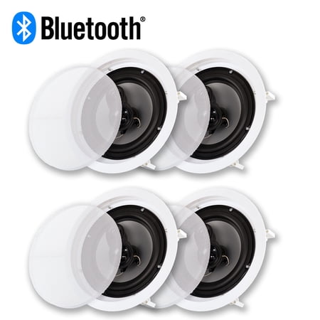ceiling powered acoustic audio flush bluetooth speakers cs mount pack