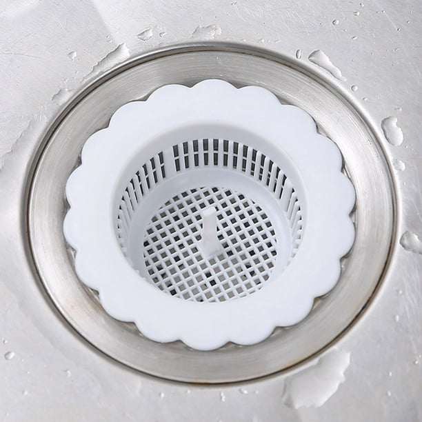 Sink Strainer Basket ClogResistant Drain Filter Rust Free Plastic Kitchen Drains & Strainers