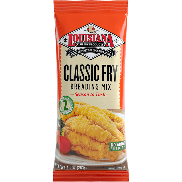 Louisiana Unseasoned Fish Fry Seafood Breading Mix, 10 oz