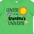 thumbnail image 4 of Inktastic Center of My Grandma's Universe Boys or Girls Toddler T-Shirt, 4 of 5
