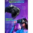thumbnail image 5 of Tigebraver All-In-One Smartphone VR Headset With Built-In Hi-Fi Headphones, 120° Wide FOV & Aspherical Lenses For 3D Movies & Mobile Gaming, 5 of 7
