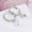 Silver, variant on Jewelry VerPetridure 1 Pair Women Crystal Rhinestone Round-shaped Ear Stud Earrings
