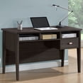 thumbnail image 2 of CorLiving Folio Black Espresso Single Drawer Desk, 2 of 6