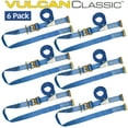 thumbnail image 2 of VULCAN Logistic Strap For E Track - Ratchet Style - 20 foot - 6 Pack - Blue - 1333 Lbs SWL, 2 of 3