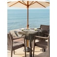 thumbnail image 3 of Outdoor Tablecloths with Umbrella Hole & Zipper, Vintage Flowers 60x60 Inch Square Tablecloths, Birds Retro Art Elegant Farmhouse Waterproof Table Cloth, Patio/Pool/Picnic Table Covers, 3 of 8