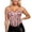 Pink, variant on QHFBli Womens Glitter Sequin Corset Tops Lace Mesh Bustier Fish Boned Crop Top Removable Straps Tube Party Tops