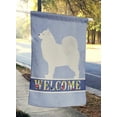 thumbnail image 2 of Carolines Treasures BB5563CHF Samoyed Welcome Flag Canvas House Size, 2 of 4
