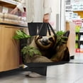 thumbnail image 6 of Sloth Large Foldable Storage Basket and Grocery Bags Collapsible Bucket made of Oxford Cloth, 6 of 7