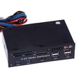 thumbnail image 4 of 5.25"All-in-One Media Dashboard Multi-Function Front Panel Card Reader USB 2.0 and USB 3.0 ESATA, 4 of 4