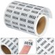 thumbnail image 3 of 1 Roll of Self-Adhesive Number Stickers Rectangular Number Stickers Removable Number Stickers, 3 of 3