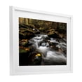 thumbnail image 3 of Stupell Industries Fallen Leaves on Stream White Framed Print Under Glass design by D. Burt, 17 x 23, 3 of 10