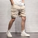 thumbnail image 5 of Pantalones cortos Harajuku de color caqui para hombre, ropa de calle informal de verano, estilo cargo, chándal de color sólido, algodón, estilo japonés 2024, 5 of 5